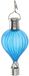 Cepewa Solar LED ballonhanger - blauw - H17 cm - luchtballon - tuinverlichting/buitenlamp