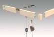 SMIT VISUAL Système de suspension rail mural blanc 8 cm