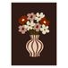 Poster & Frame FAAD Poster & Frame Poster - Brown Flower - 30 x 40