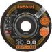Rhodius XT8 EXACT MINI 207056 Disque à tronçonner 50 pièce(s) Inox, Acier