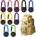 Unyqoos® Set van 10 mini-kompassen kleurrijk met karabijnhaak voor outdoor avonturen