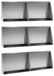 Syfax Keerwand 6 st 60 x 12 x 30 cm Gegalvaniseerd staal zilver