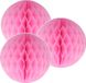 Bellatio Decorations 3x decoratie bal lichtroze 10 cm