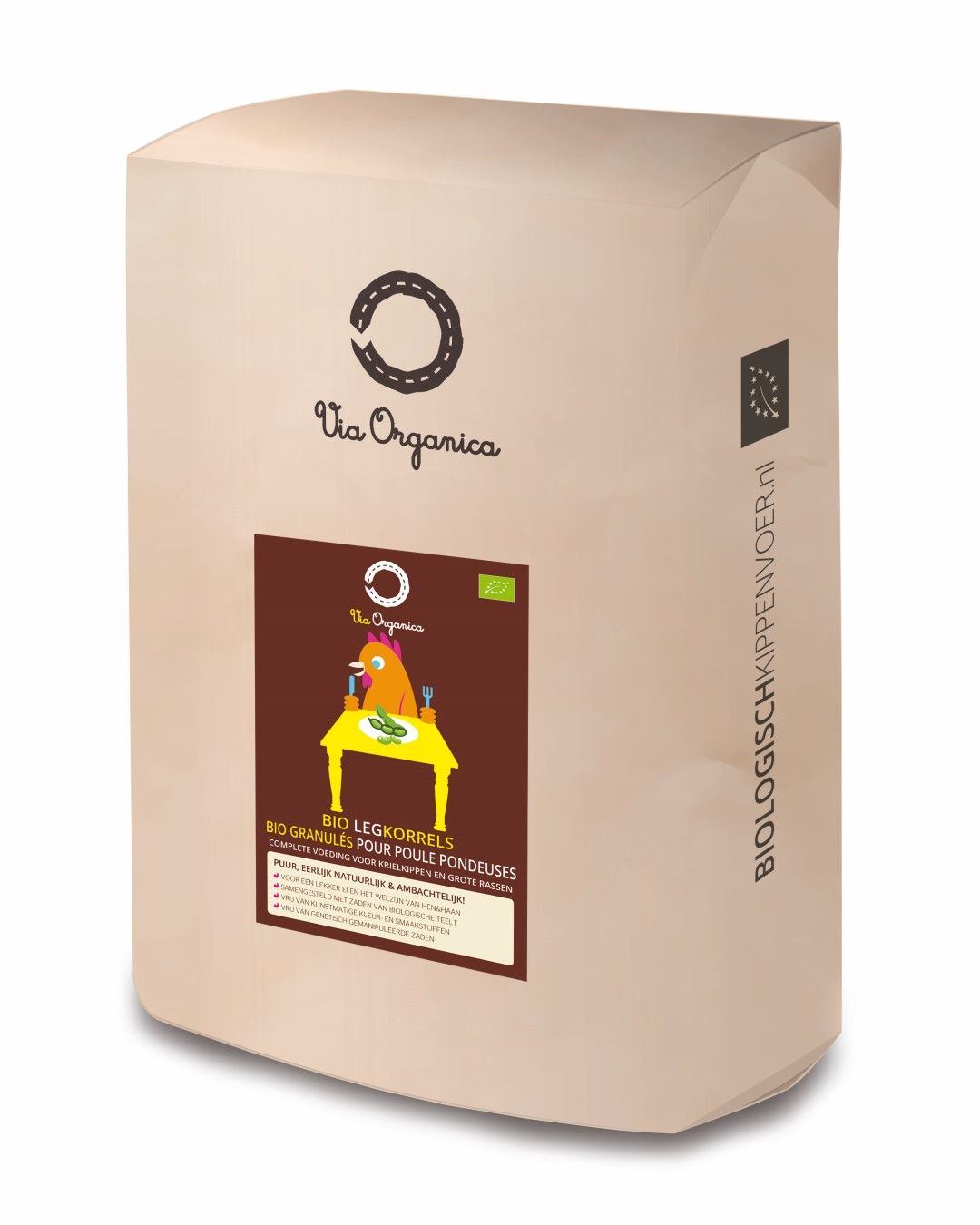 Via Organica Bio Legkorrels 12.5 kg - 8718481092125