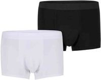 Urban Classics Bonded Retro 2Pack Boxershorts set - XL - Zwart/Wit