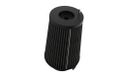 K&N Filtre à air conique Dryflow noir, raccord 102 mm, 168 mm inférieur, 133 mm supérieur, 241 mm de hauteur (RC-3114HBK)