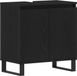 vidaXL Badkamerkast Zwart Eiken 58 x 33 x 60 cm