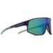 Red Bull Spect Dash Zonnebril Violet Transparant Vert CAT3 Unisexe