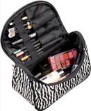 New Age Devi Make-up tasje met spiegel - Zebra print