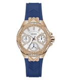 Guess Envy GW0774L3 Horloge - Siliconen - Blauw - Ø 38 mm