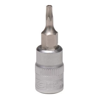 KS Tools 1/4" bit bus, vijfster met vlak gat, TS27