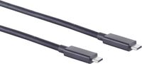S-Impuls USB-C naar USB-C kabel - USB4 (tot 40 Gbit/s) - PD tot 100W - video tot 8K 60Hz / zwart - 0,50 meter