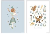 Little Dutch Poster - A3 - Forest Friends - Multicolor