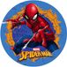 Dekora Spiderman blauwe wafelschijf 20 cm