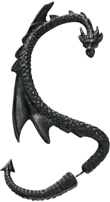 Alchemy - THE DRAGON'S LURE Oor wrap - Zwart