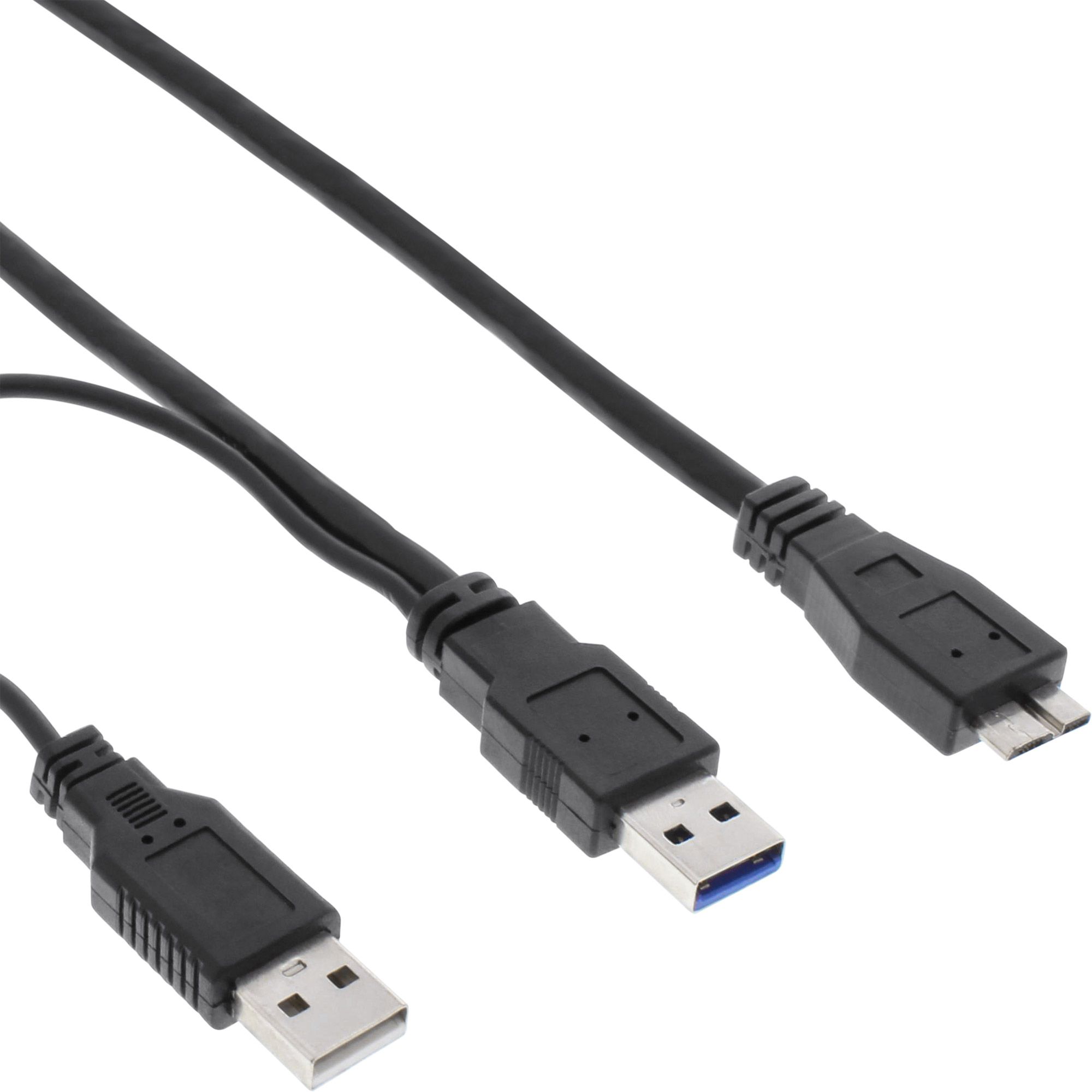 Inline 35415Y USB-kabel 1,5 m Zwart