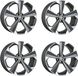 Oxigin 4 Velgen 22 OXRS 9.0x20 inch ET45 5x112 Titaniumkleur Audi A6 Q5 TT