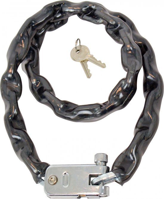 Dresco Kettingslot 105 cm 5 x 5 mm Grijs