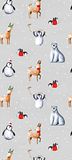 Kerst Winter tissueen Papier, Grijs Tissue Papier