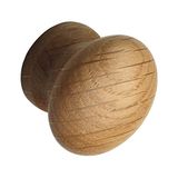 ALLES IM GRIFF Knauf voor kast Anu ø 35mm - Kast Knauf Diepte 28mm - Deurknop, eiken gelakt