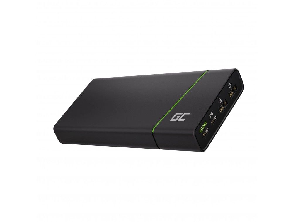 GREEN CELL PowerPlay Ultra Powerbank - 26800 mAh - Zwart