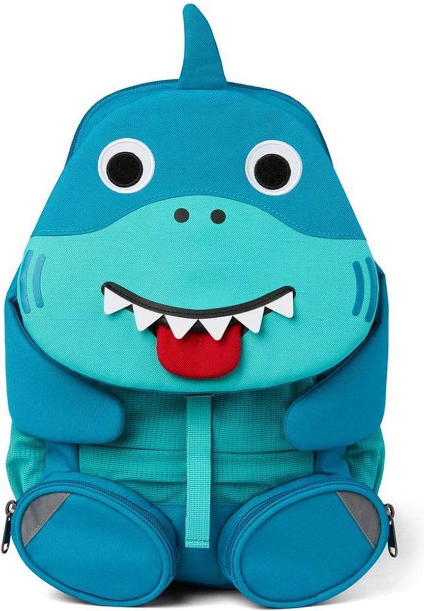 Affenzahn Kinderrugzak 8L Haai Blauw Polyester 2022