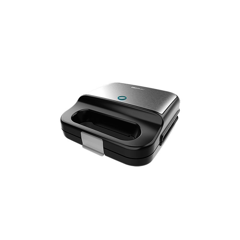 Cecotec Rock'nToast 4in1 Sandwich Maker - 1000W - Black & Stainless Steel