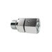 Riegler Instelbare rechte schroefverbinding, afdichtkegel, M20x1,5 a., buitendiameter buis 14 mm, PN 630, SW1 27, SW2 27, verzinkt staal