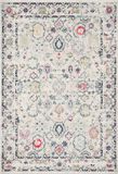 Safavieh Modern Chic Indoor Geweven Vloerkleed, Madison Collectie, MAD923, Licht Grijs & Fuchsia, 183 X 274 cm