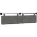Tête de lit velours gris foncé 210 x 55 x 5 cm