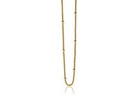 ZINZI zilveren fantasie ketting geel verguld 42-45cm ZIC1128G