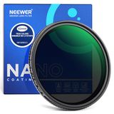 NEEWER 82mm True Colors Variabele ND2-ND400 Filter