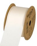 Halbach Seidenbänder Geschenklint lint met subtiele zijdeglans, zijden look (veganistisch), crème, breedte 40cm lengte 10m