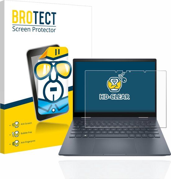 BROTECT Screenprotector voor HP Envy x360 13-bfxxx - Folie Beschermfolie transparant