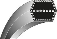 RATIOPARTS 8-760 aandrijfriem type 4-12,7 x 1854 Li dubbele V-riem