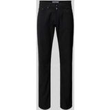 Pierre Cardin Tapered Fit Broek zwart, Effen