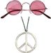 Widmann Hippie Flower Power verkleed set