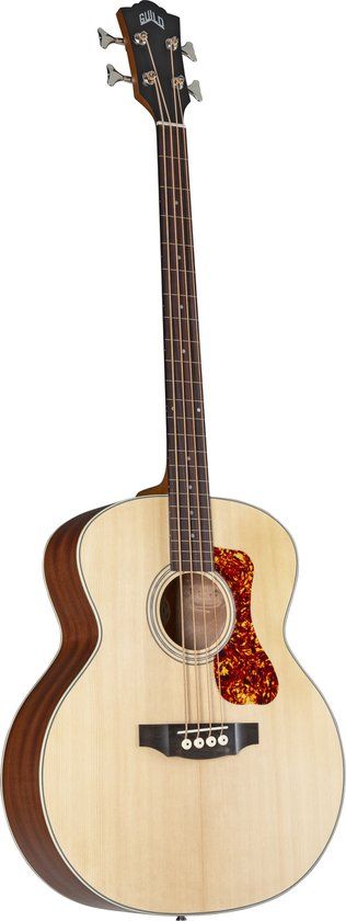 Guild B-240EF Natural Westerly elektrisch-akoestische fretloze basgitaar