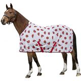 HKM Ladybug Vliegendeken Wit Rood 115