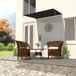 Marque non spécifiée Store banne manuel - 150 x 150 cm - Anthracite