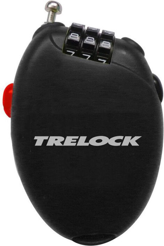 Trelock RK Pocket uittrek slot 75/1.6mm zwart