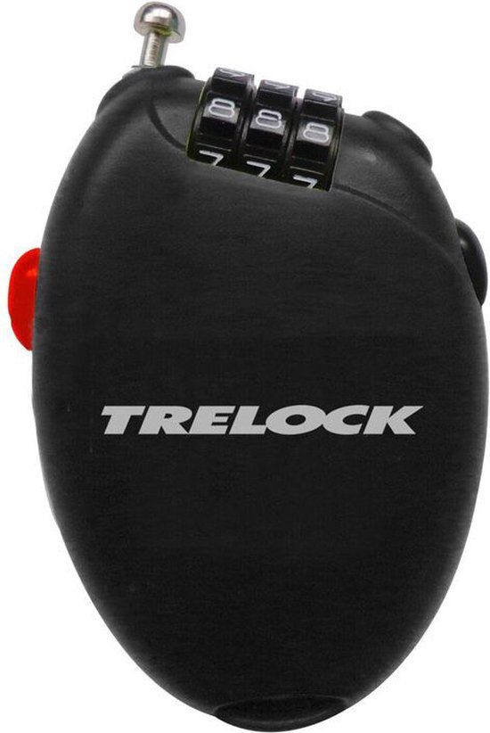 TRELOCK Kabelslot RK 75 POCKET - Zwart