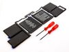 AccuCell Batterie compatible avec A1953 pour MacBook Pro 15 "2018, A1990 EMC 3215, Li-Polymer, 11.4V, 7336mAh, 83.6Wh
