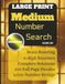 Large Print Medium Number Search Puzzle: Volume One: 3,000 Numbers to Find | Easy-to-Read Grids and Complete Solutions | 6-digit Strings