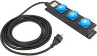 HBM Professionele IP44 Stekkerdoos Met 5 Meter Kabel 3 x 1,5 mm