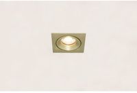 Artdelight Inbouwspot Alice vierkant 9 cm GU10 mat goud