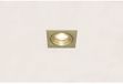 Artdelight Inbouwspot Alice vierkant 9 cm GU10 mat goud