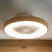 Mantra Iluminación Smart LED plafondventilator Tibet, houtkleur, stil, Ø 65 cm