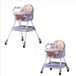 Bol Chaise haute pour enfant - Chaise haute bébé pliable - Rose