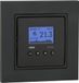 Vemer VE780001 KIROS INT - digitale ingebouwde thermostaat, wekelijkse programmering, compatibel met ronde inbouwboxen, stroomvoorziening 230 V, antraciet/wit